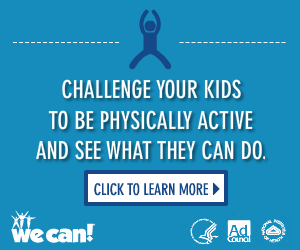 Challenge your kids to be physically active and see what they can do.