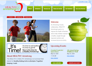 Healthy Armstrong website