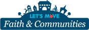 Let's Move Faith and Communities logo