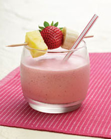 Summer breeze smoothie in a glass