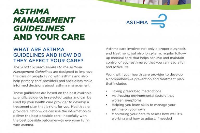 Asthma Action Plan | NHLBI, NIH